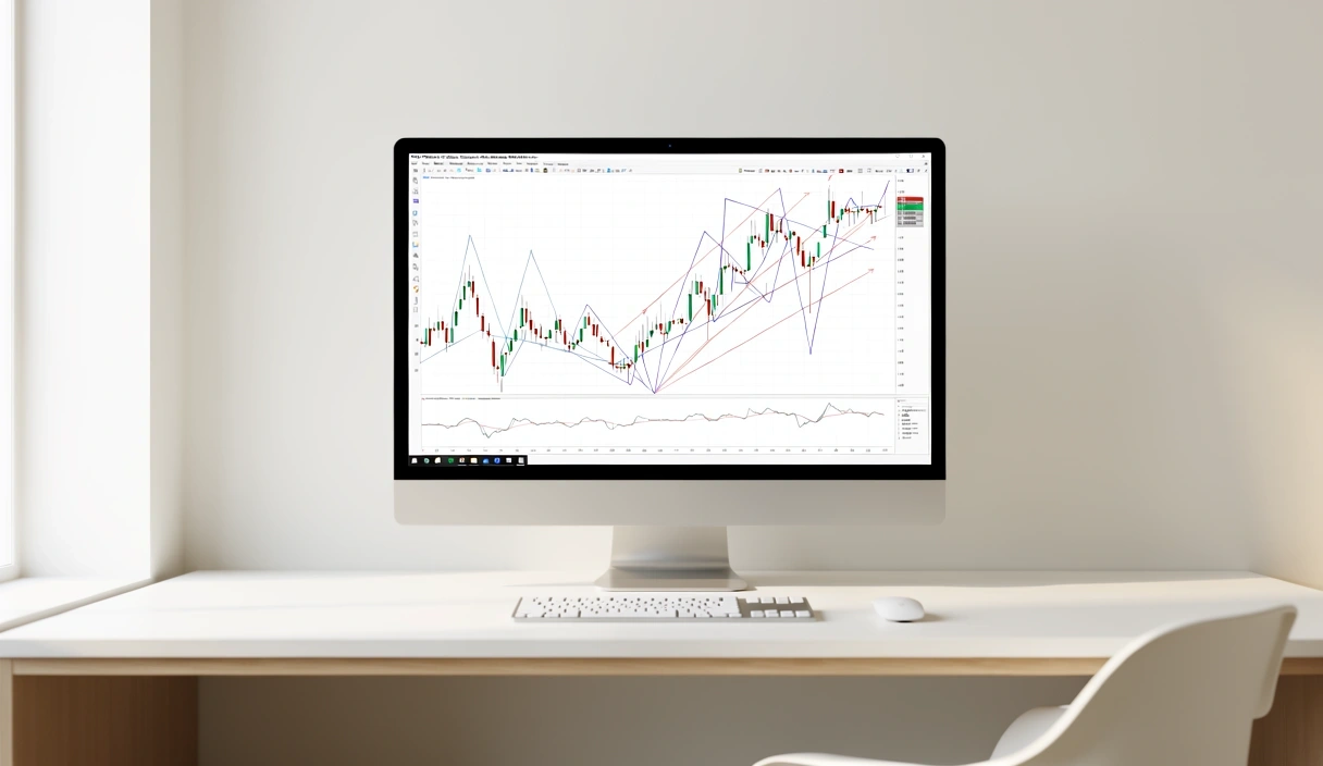 Advanced trading chart setup